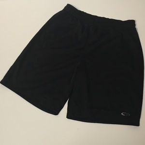 Men's Champion Black Mesh Athletic Shorts, S